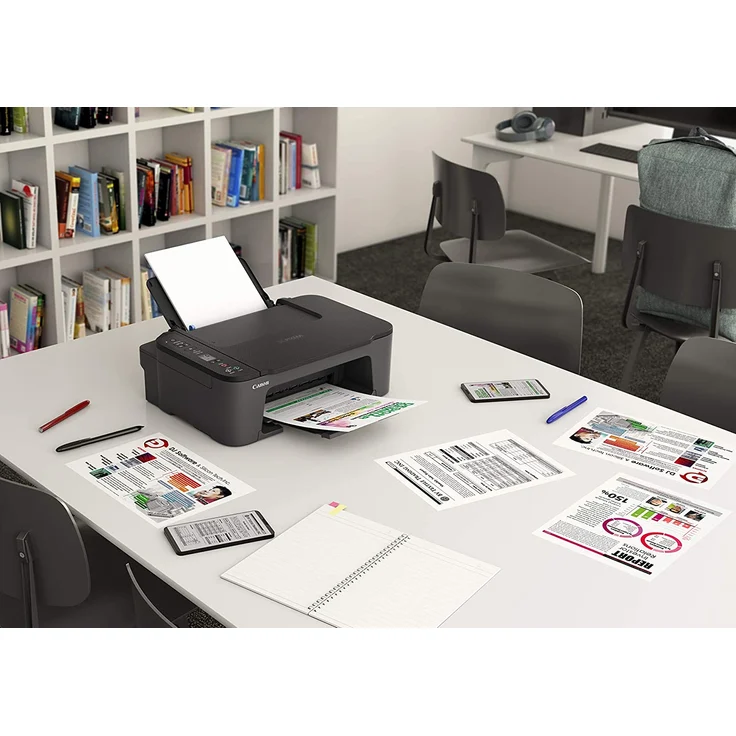 Canon PIXMA TS3450 (3-in-1) Multifunktionsdrucker - (Tintenstrahl) Farbe, Druckgeschwindigkeit: 7,7 s/w, 4 Farbe, Auflösung: 4800 x 1200, WLAN, AirPrint, Cloud Print (4463C006) – Bild 6