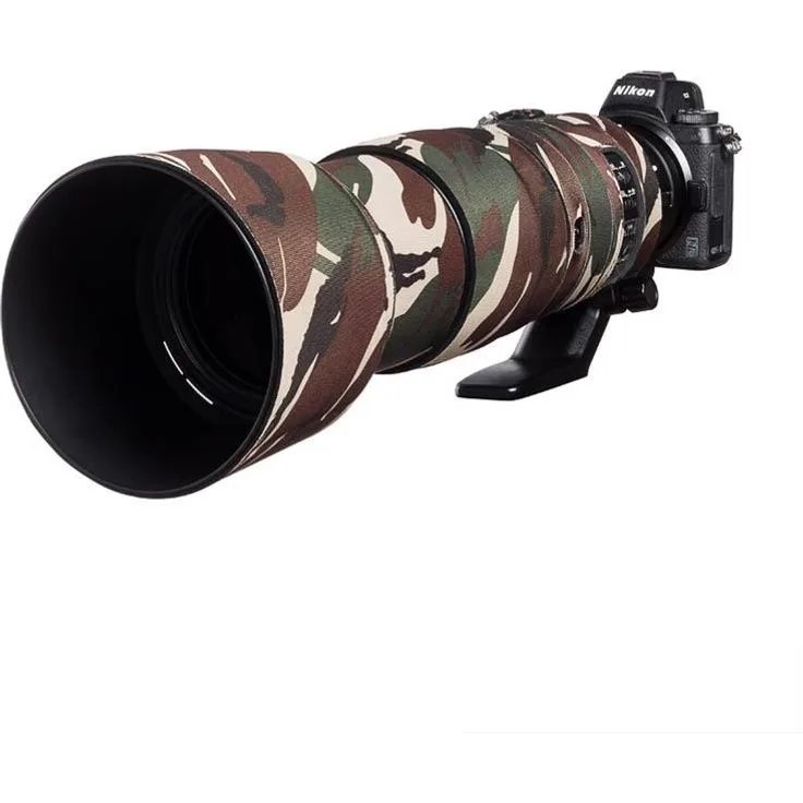 EASYCOVER Lens Oak Objektivschutz für Nikon 200-500mm f-5.6 VR Grün Camouflage