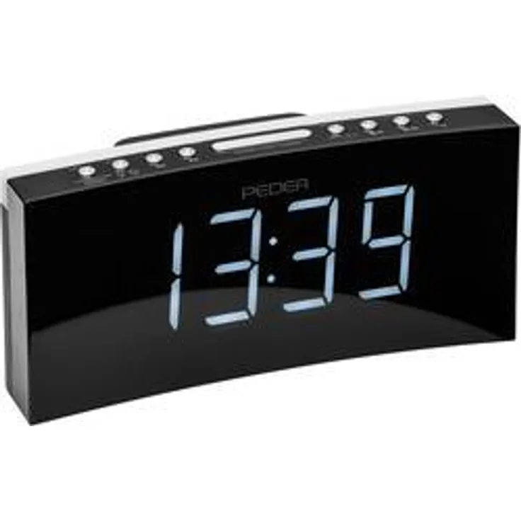 PEDEA Radiowecker mit LED Anzeige-Beleuchtung