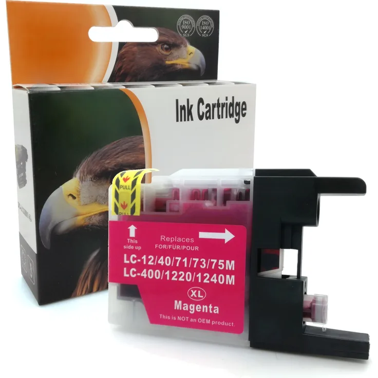 D&C Tintenpatrone ersetzt Brother L-1240 MAGENTA xl