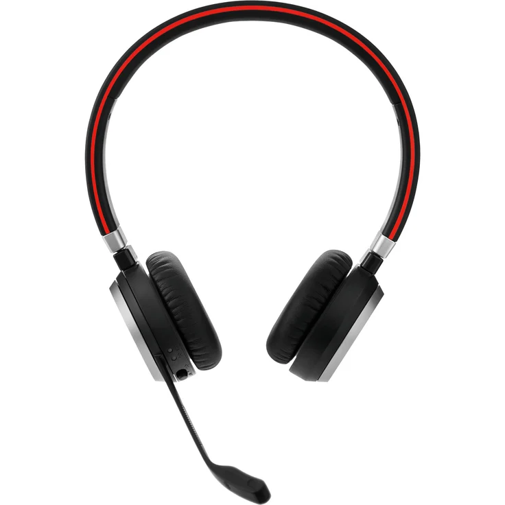 Jabra Evolve 65 Wireless Stereo On-Ear Headset, Unified Communications zertifizierte Kopfhörer mit langer Akkulaufzeit, USB Bluetooth Adapter, VoIP-Headset, schwarz – Bild 7