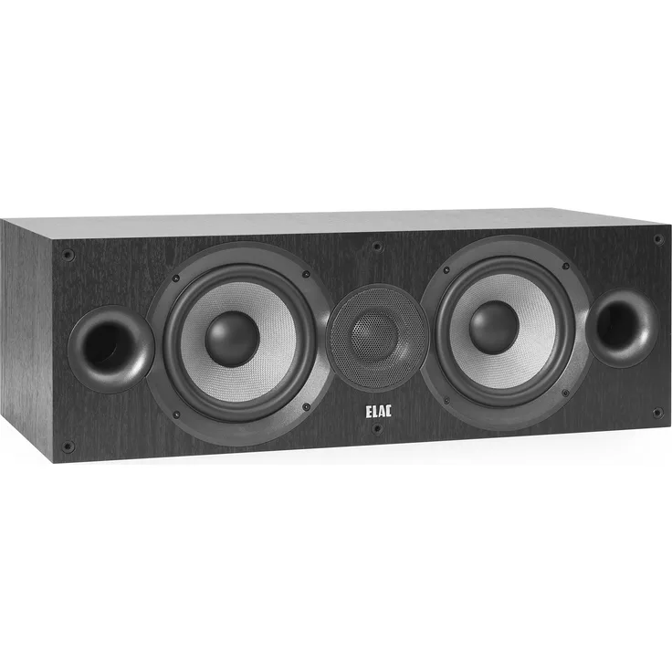 ELAC Debut C6.2 Center-Lautsprecher Schwarz dekor Center-Lautsprecher schwarz