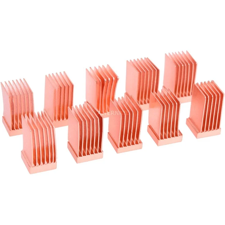 Alphacool GPU RAM Copper Heatsinks 6,5x6,5mm Kühlkörper, kupfer, 10 Stück - Preisvergleich – Bild 1
