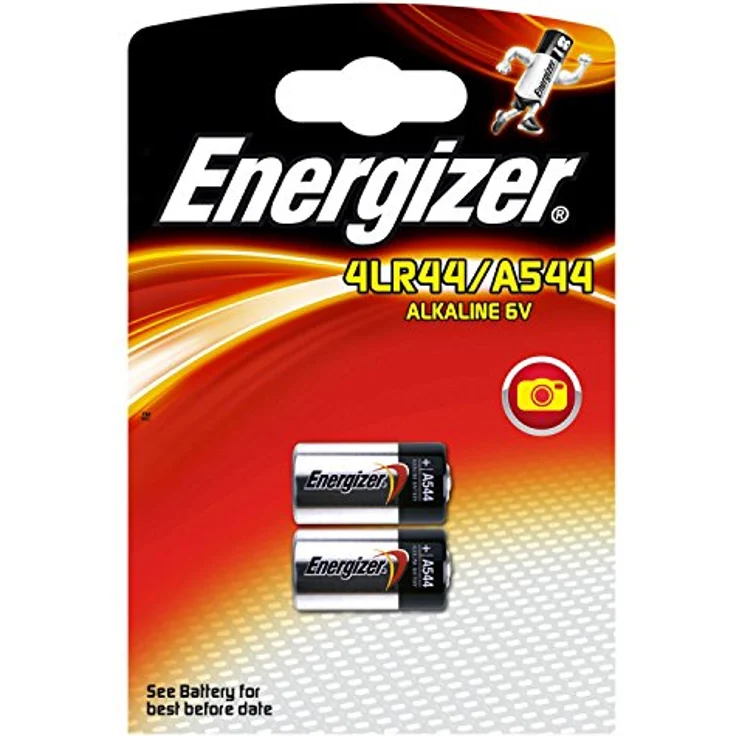 Energizer 4LR44-A544 Alkali Batterien, 6V, 2 Stück – Bild 1