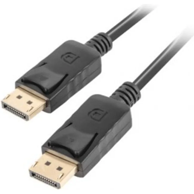 Kabel Lanberg CA-DPDP-10CC-0018-BK (DisplayPort Meski - DisplayPort Meski, 1,8 m, Zar) (CA-DPDP-10CC-0018-BK)