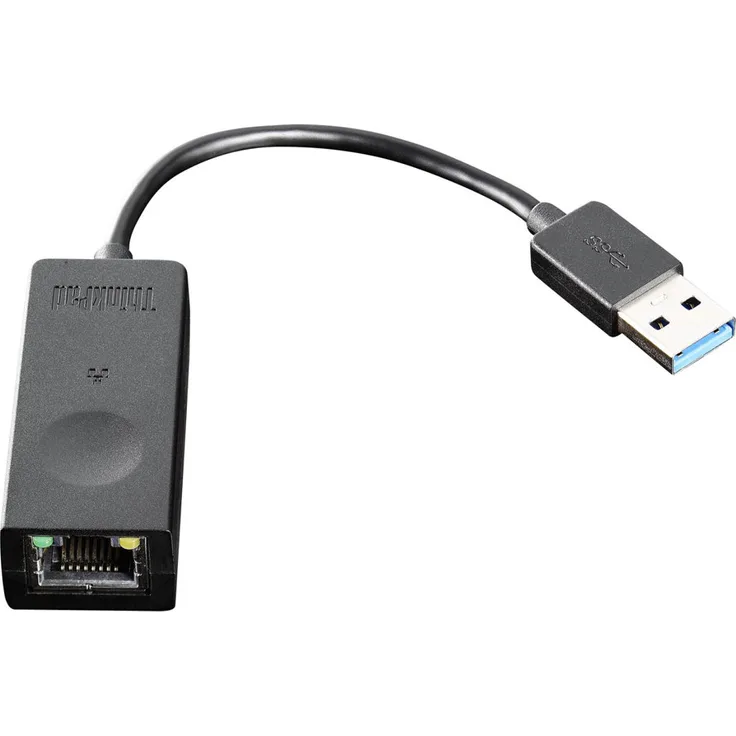 Lenovo ThinkPad USB 3.0 Ethernet adapter - Netzwerkadapter - USB 3.0 - Gigabit Ethernet - für IdeaPad Miix 310-10 320-10 510-12 700-12 710-12 720-12 Miix 520-12 ThinkPad P73