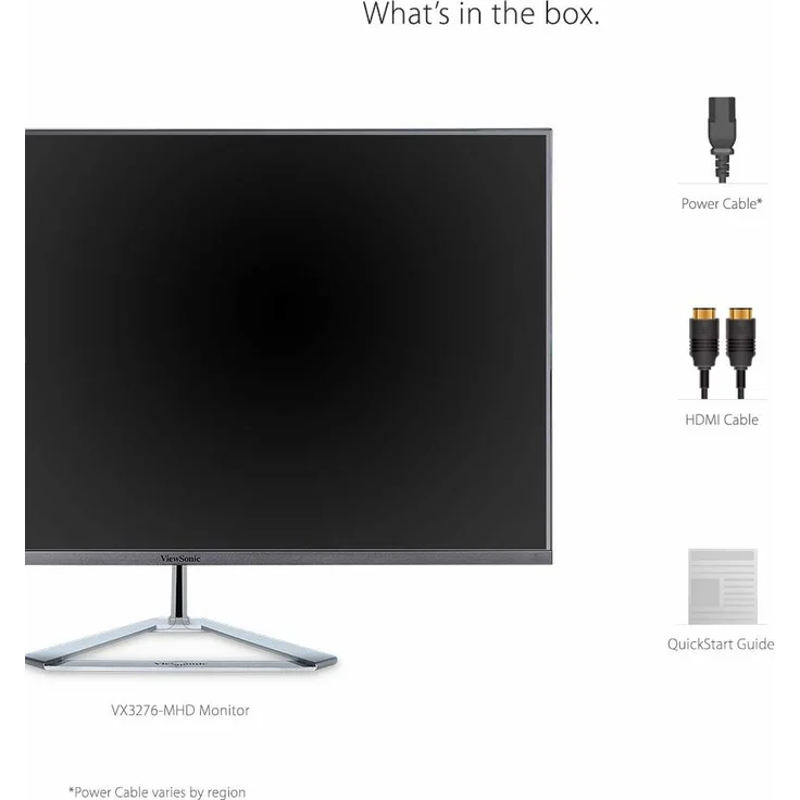ViewSonic VX3276-mhd-2 - 32 Zoll, Full HD (1920 x 1080), IPS-Panel, 60Hz, 4ms, 250cd/m² – Bild 6