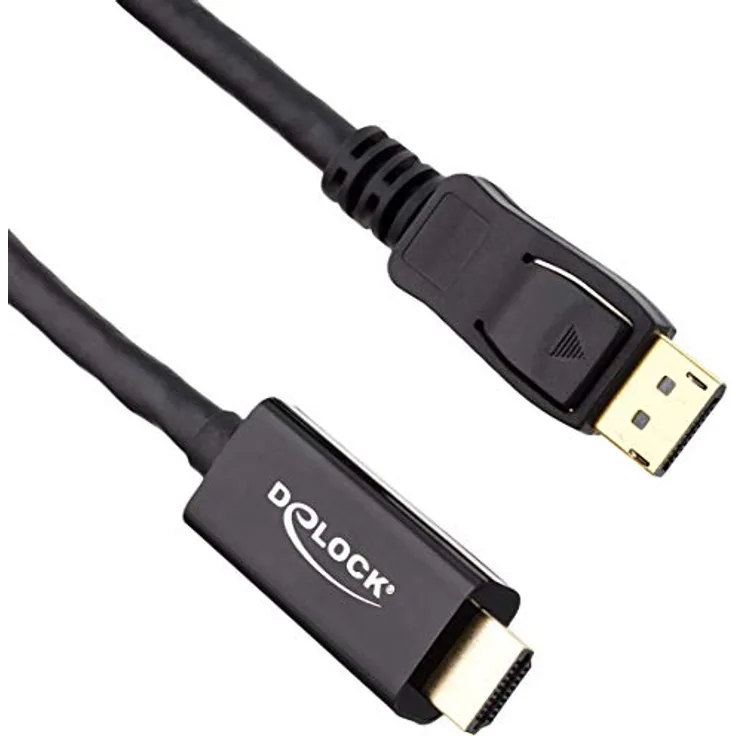 Delock Aktives DisplayPort 1.2 zu HDMI Kabel 4K 60 Hz 2 m