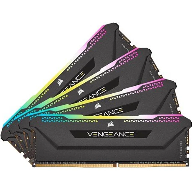 DDR4 32GB PC 3200 CL16 CORSAIR KIT (4x8GB) Vengeance RGB – Bild 2