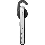 Jabra Stealth UC MS Bluetooth-Mono-Headset für PC-Handy, Noise-Cancellation, engl. Sprachsteuerung, Multimedia-Musik-GPS-Streaming, Skype for Business-zertifiziert, anthrazit-silber