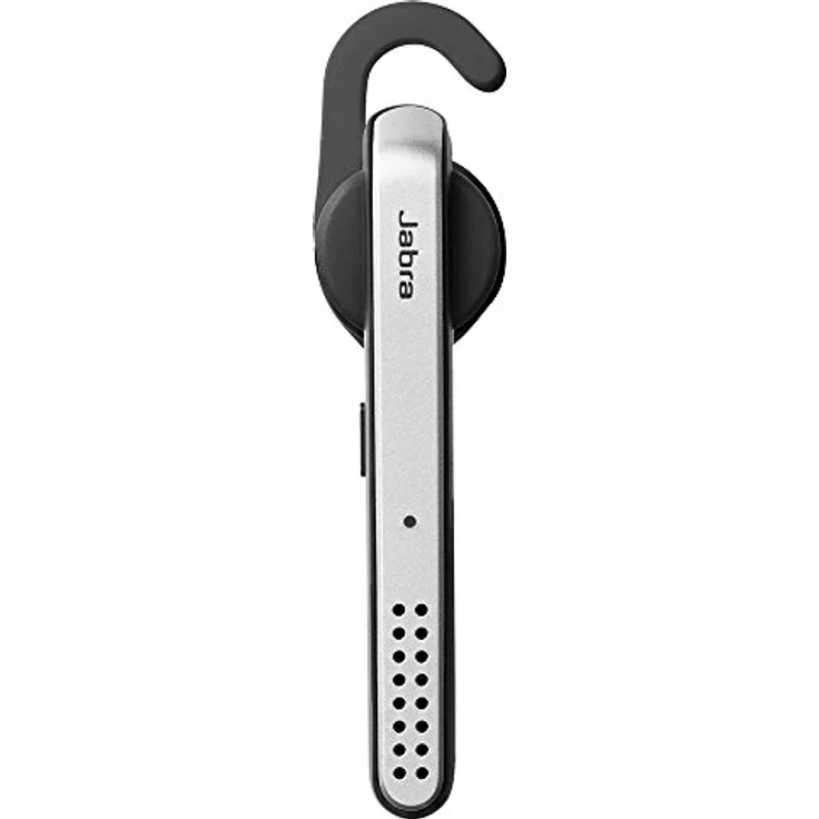 Jabra Stealth UC MS Bluetooth-Mono-Headset für PC-Handy, Noise-Cancellation, engl. Sprachsteuerung, Multimedia-Musik-GPS-Streaming, Skype for Business-zertifiziert, anthrazit-silber – Bild 1