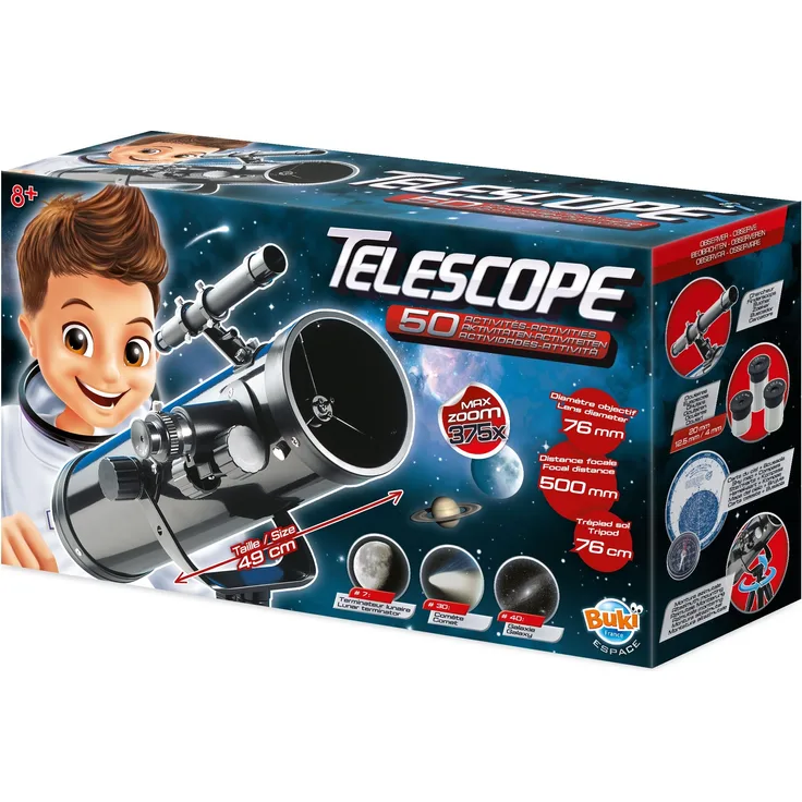 BUKI TS008B - Teleskop 50 Aktivitäten