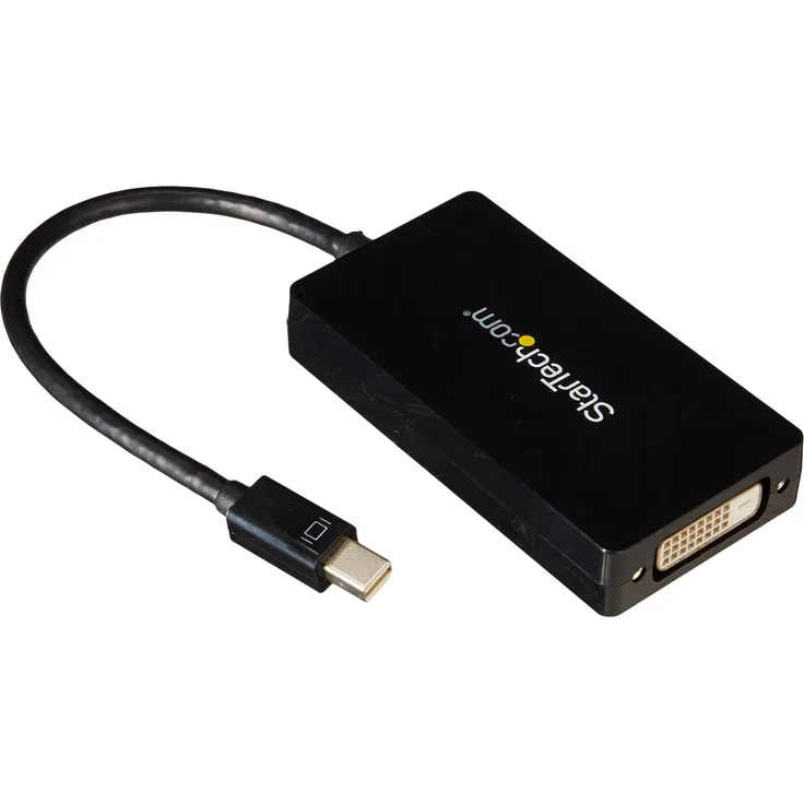 StarTech.com 3-in-1 Mini DisplayPort auf HDMI / DVI / VGA Adapter - Videokonverter - Schwarz (MDP2VGDVHD)