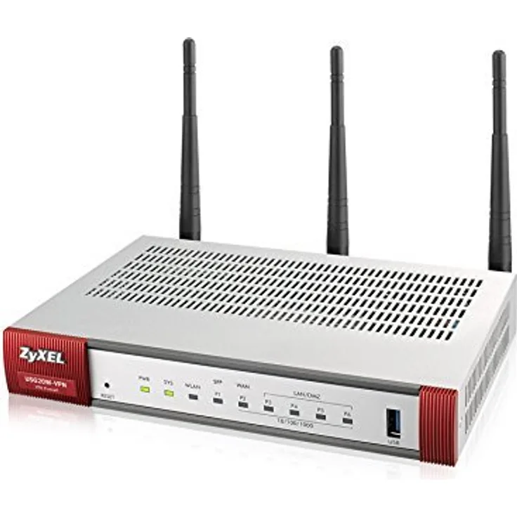 Zyxel ZyWALL 350 Mbit-s Wireless AC VPN-Firewall, empfohlen für bis zu zehn Benutzer (IPsec, SSL) [USG20W-VPN]