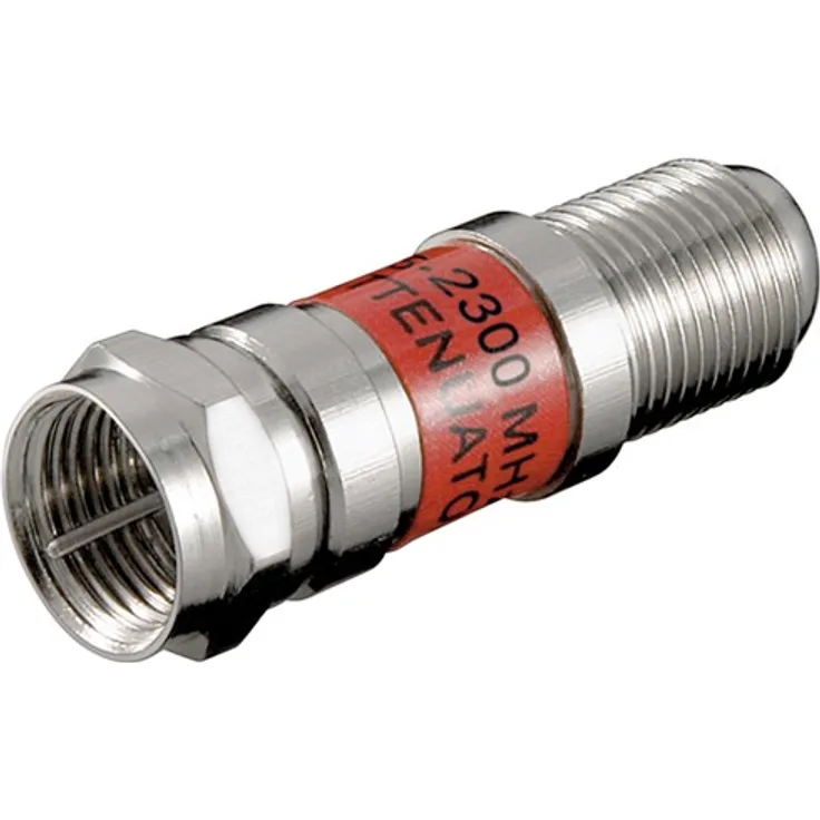 SAT Dämpfungsglied 12 dBF-Stecker > F-Buchse