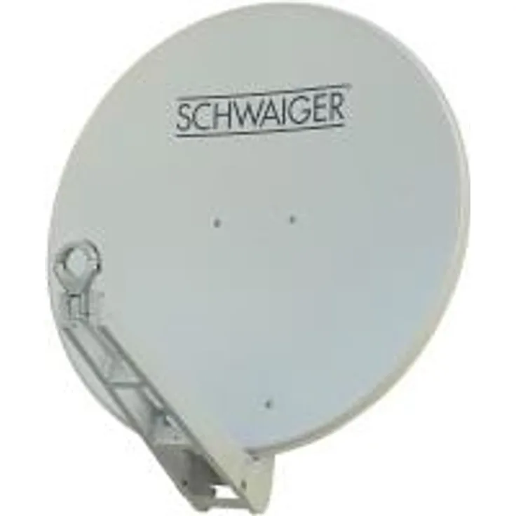 Schwaiger SPI075PR011 Aluminium Offset-Antenne 75cm, Premiumklasse, rot