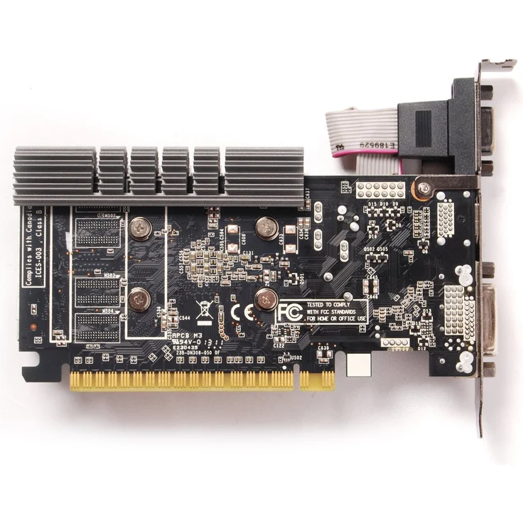 Zotac GeForce GT 730 Zone Grafikkarte (NVIDIA GT 730, 4GB DDR3, 64bit, Base-Takt 902 MHz, 1,6 GHz, DVI, HDMI, VGA, passiv gekühlt) – Bild 6