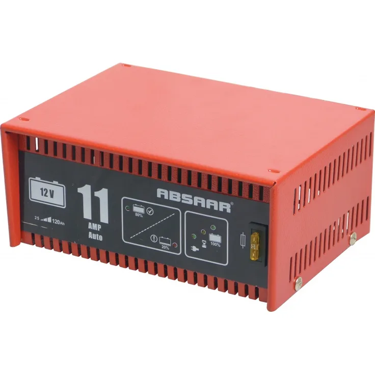 Batterieladegerät 12 Volt 25-120 Ah 11 Ampere rot