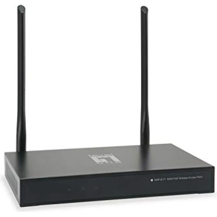 LevelOne WAP-6117 300Mbit-s Energie Über Ethernet (PoE) Unterstützung Schwarz WLAN Access Point, 54621203
