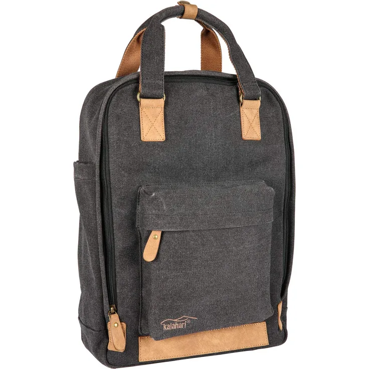 Kalahari GOPE K-52 Rucksack Canvas schwarz, anthrazit grau