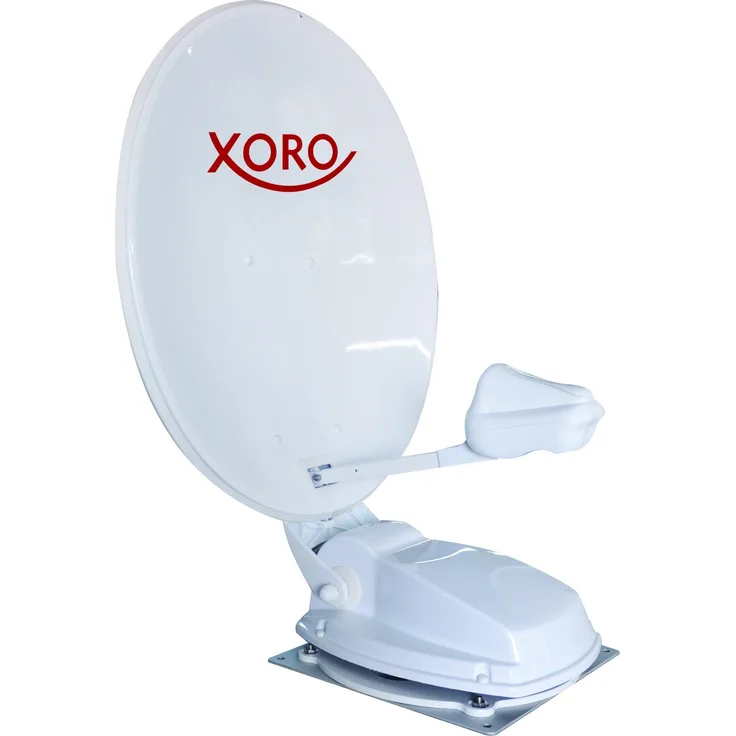 Xoro MTA 65 Vollautomatische Satelliten-Antenne, 65 cm weiß