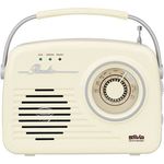 Silva-Schneider Mono 1965, Kofferradio, Netz- oder Batteriebetrieb, beige