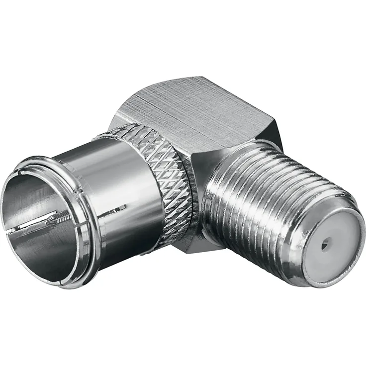 Goobay 67312 Winkeladapter, F-Stecker (Quick)