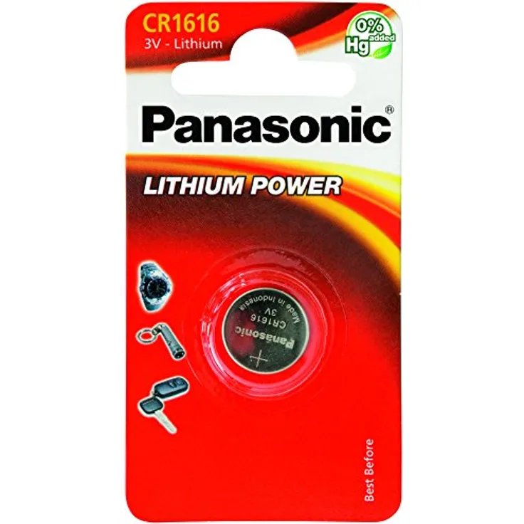 Panasonic Knopfzelle Lithium CR1616 (3 Volt)