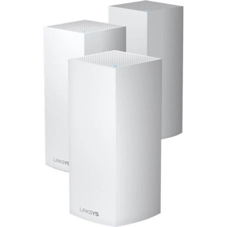Linksys MX12600 Velop Tri-Band WiFi 6-Mesh-WLAN-System AX4200 WLAN-Router 3er-Pack Weiß Extender für – Bild 1