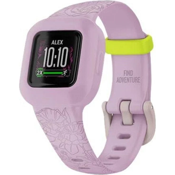 Garmin vívofit jr. 3 Aktivitätstracker für Kinder, Einheitsgröße, Silikonarmband, Rosa (010-02441-01) – Bild 4