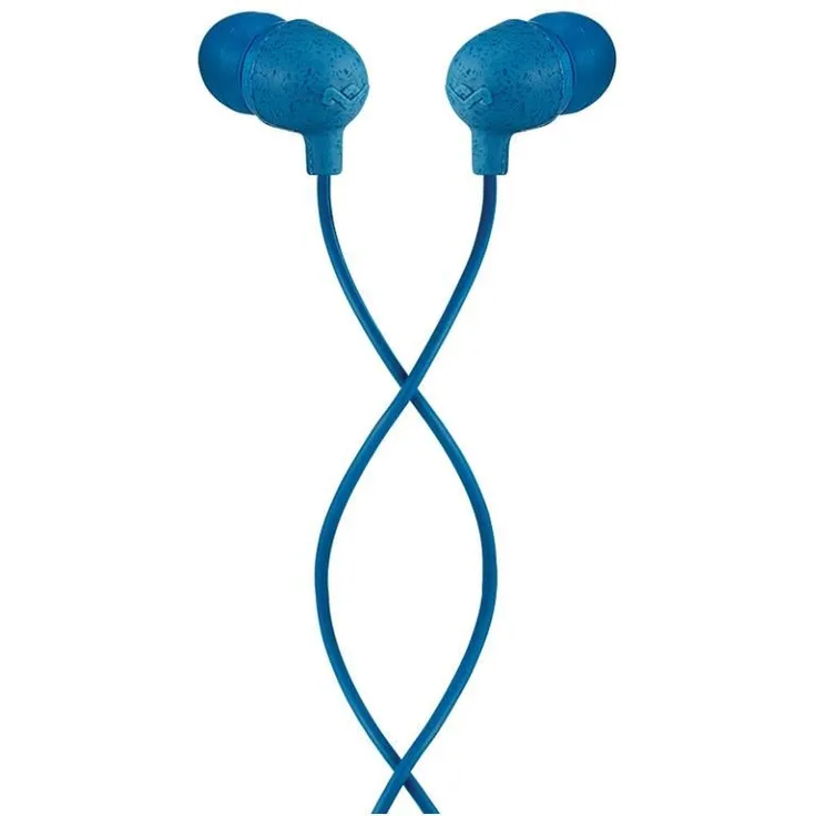 House of Marley Little Bird, In-Ear Kopfhörer, integriertes Mikrofon, Geräuschisolierung, 9mm Treiber, zwei Ohrstöpselgrößen für optimalen Sitz, nachhaltig produzierter Sound, navy