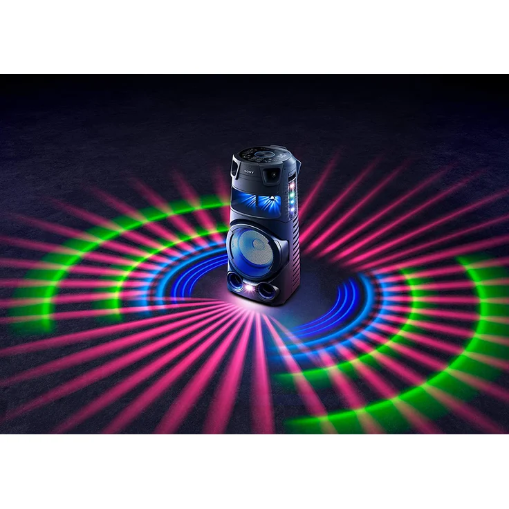 Sony MHC-V73D Bluetooth-Lautsprecher, freisehende Anlage, schwarz – Bild 6