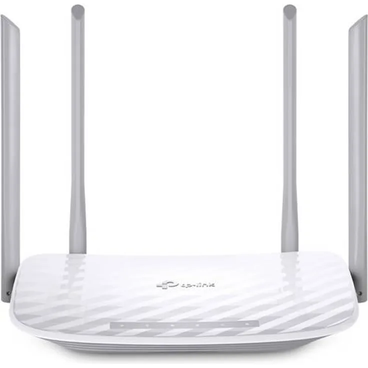 TP-Link Archer C50 Dualband WLAN Router (300 Mbit-s (2,4GHz + 867Mbit-s (5GHz), 1200Mbps, Print-Media-FTP Server, App Steuerung, für Anschluss an Kabel--DSL--Glasfaser-Modem, Gast-Netzwerk) weiß
