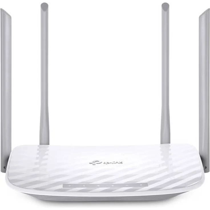 TP-Link Archer C50 Dualband WLAN Router (300 Mbit-s (2,4GHz + 867Mbit-s (5GHz), 1200Mbps, Print-Media-FTP Server, App Steuerung, für Anschluss an Kabel--DSL--Glasfaser-Modem, Gast-Netzwerk) weiß – Bild 1