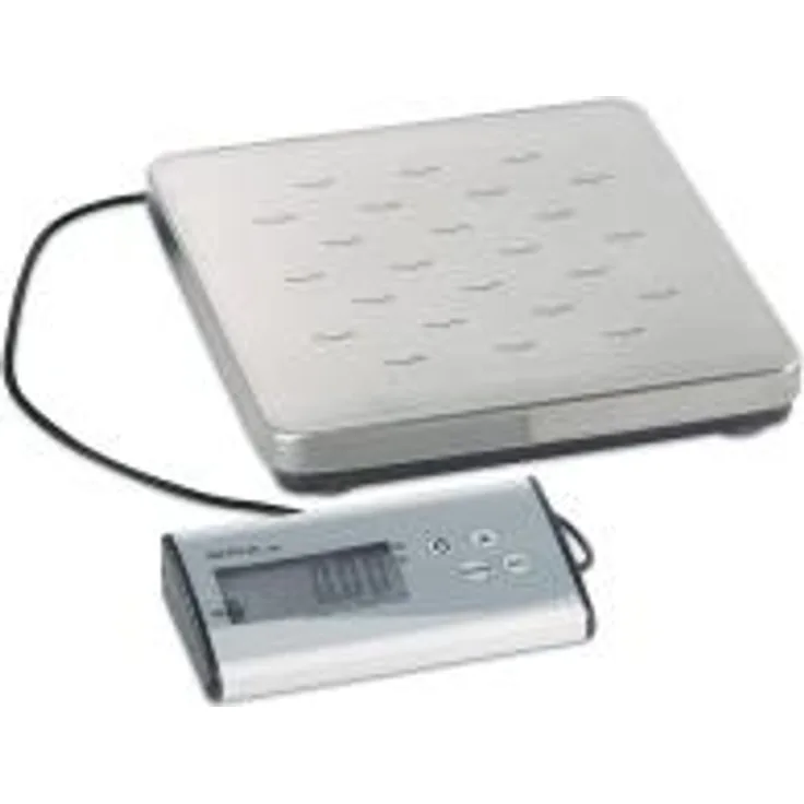 Paketwaage MAULcargo, Bedienpult, Netzteil, Tragfähigkeit 50 kg, Teilung 10 g, silber