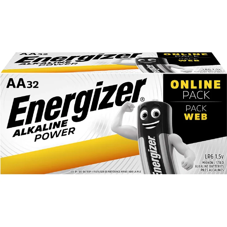 Energizer Batterien AA, Alkaline Power, 32 Stück – Bild 1