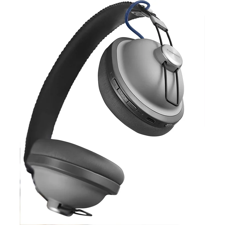 Panasonic RP-HTX80B Over-Ear-Kopfhörer, mit Bluetooth, Mikrofon, grau – Bild 5