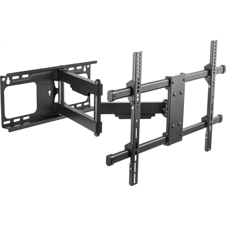 RICOO TV Wandhalterung S4764 Fernseh Universal Halterung Schwenkbar Neigbar Aufhängung Curved LCD Fernseherhalterung Wand Halter Flach 94-178cm 37-70 Zoll VESA 200x200 600x400 Schwarz