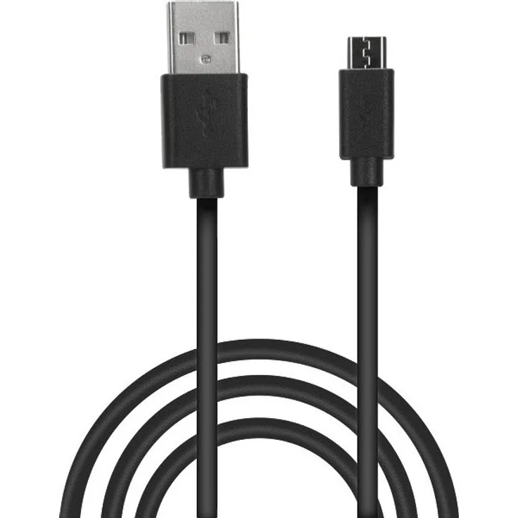 Speedlink STREAM Play & Charge USB Cable Set - 2 Ladekabel für Playstation 4 Controller für Gaming-Konsole-PS4, schwarz