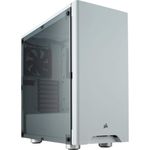 Corsair Carbide Series 275R Gaming-PC-Gehäuse (ATX Mid-Tower, Seitliches Sichtfenster, klaren Innenlayout und vielseitigen kühloptionen) weiß