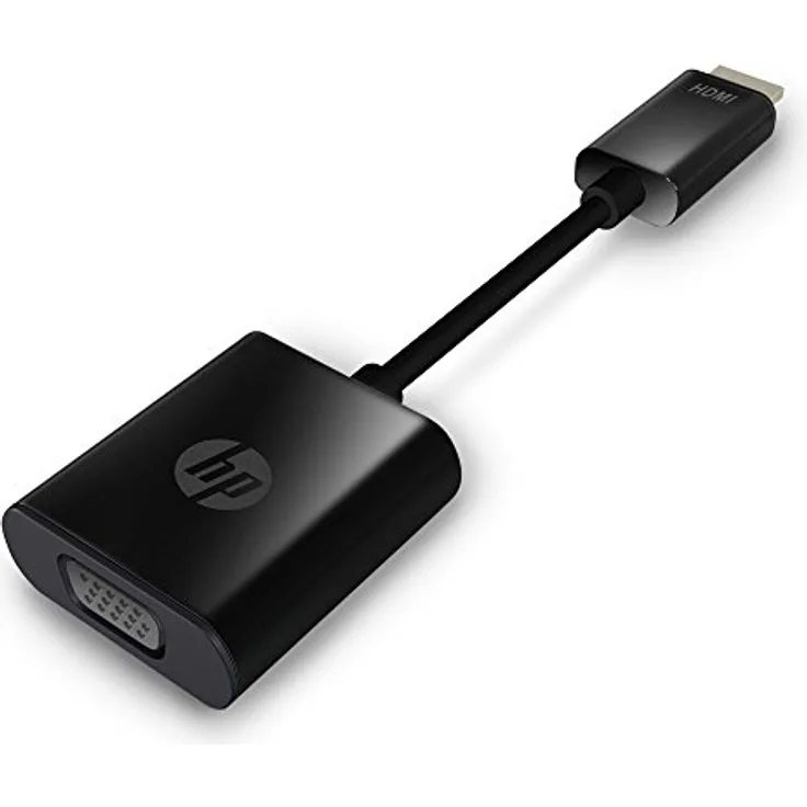 HP H4F02AA - Adaptador HDMI a VGA, negro