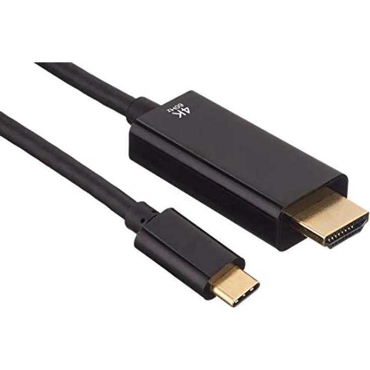 VALUE USB Typ C - HDMI Adapterkabel | Stecker-Stecker | 2,0 m | 4K Auflösung 3840x2160 60Hz | Schließen Sie an Ihr Notebook oder PC mit USB-C Anschluss jedes HDMI-Display, TV oder Projektor an