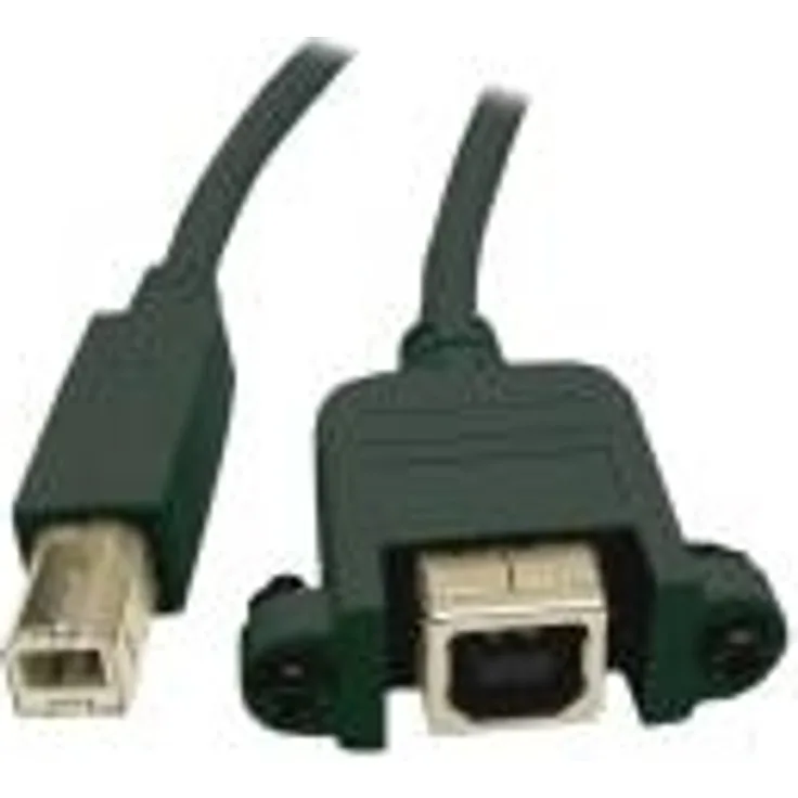 Good Connections Alcasa GOOD CONNECTIONS - USB Verlängerungskabel - USB 2.0 Typ B (M) -> USB 2.0 Typ B (W) - 0.5 m - schwarz (2511-05EB)