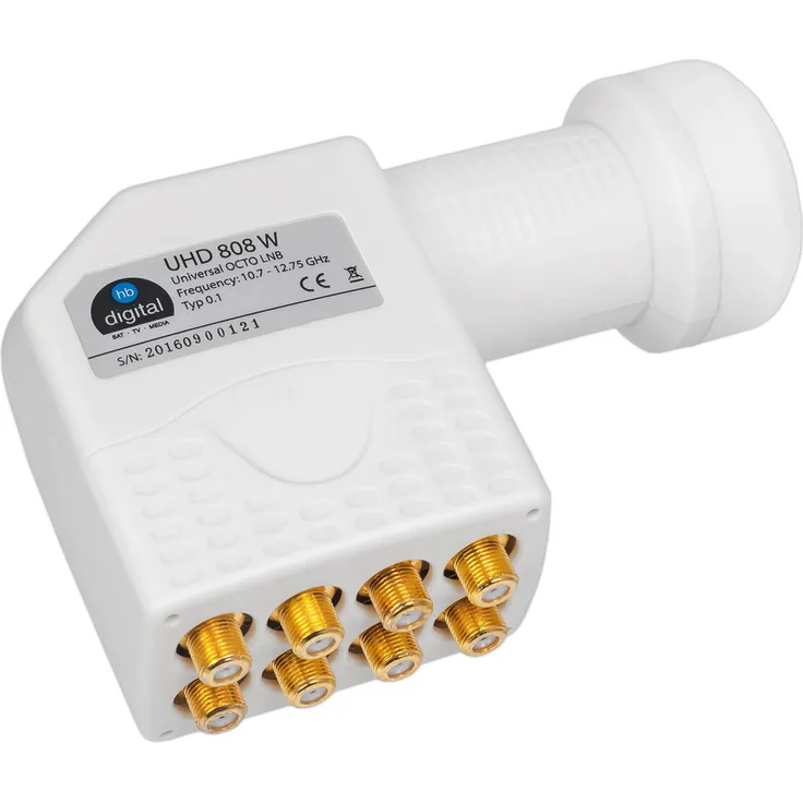 SET HB-DIGITAL Octo LNB + F-Stecker