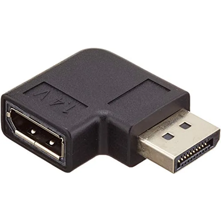 InLine 17199R DisplayPort Adapter, DisplayPort Stecker - Buchse rechts gewinkelt