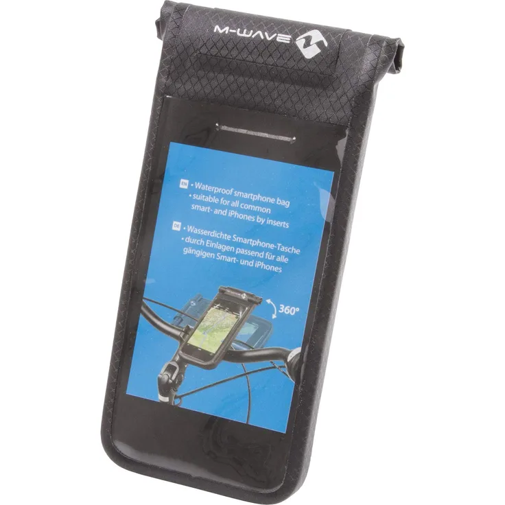 M-Wave Black Bay Smartphone Tasche, schwarz, 17 x 8 x 1 cm