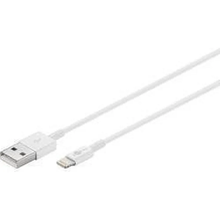 Goobay USB Sync- Ladekabel Lightning 1m, Weiß