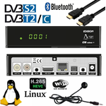 Edision OS NINO+ Full HD Linux E2 Combo-Receiver H.265-HEVC 1x DVB-S2, 1x DVB-T2-C, WLAN onboard, Bluetooth onboard, 2x USB, HDMI, LAN, Linux, Kartenleser schwarz