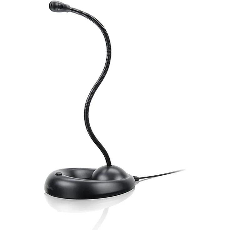 Speedlink LUNT Flexible Dekstop Microphone - Mikrofon für Büro-Home - glasklare Stimmübertragung, schwarz