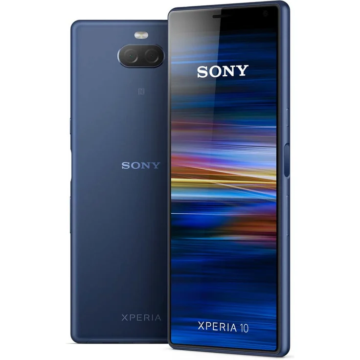 Sony Xperia 10 Smartphone 15,2cm (6 Zoll) Display, 64GB interner Speicher, 3GB RAM, Dual-SIM, Android, Navy – Bild 2